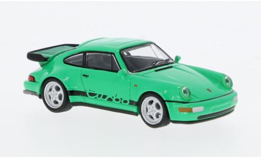 Coche miniatura Porsche 964 Turbo 1/64 Tarmac Works 911  grün 1:64 Porsche 964 Turbo 1/64 Tarmac Works 911  grün 1:64 coche miniatura