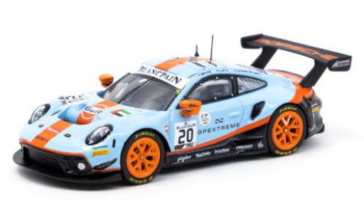 Coche miniatura Porsche 992 GT3 R 1/64 Tarmac Works 911 (997) GT3 R No.20 Gulf 24h Spa 2019 R.Lietz/M.Christensen/K.Estre Porsche 992 GT3 R 1/64 Tarmac Works 911 (997) GT3 R No.20 Gulf 24h Spa 2019 R.Lietz/M.Christensen/K.Estre coche miniatura