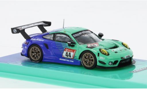 Porsche 992 GT3 R 1/64 Tarmac Works 911 (997) No.44 Falken 24h N&uuml;rburgring 2019 1:64 coche miniatura