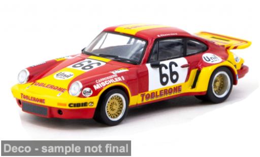 Coche miniatura Porsche 930 RSR 1/64 Tarmac Works 911 Carrera 3.0 gelb/rojo 24h Le Mans 1974 #66 1:64 Porsche 930 RSR 1/64 Tarmac Works 911 Carrera 3.0 gelb/rojo 24h Le Mans 1974 #66 1:64 coche miniatura