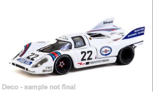 Coche miniatura Porsche 917 1971 1/64 Tarmac Works K No.22 Martini Racing Team Martini 24h Le Mans 1:64 Porsche 917 1971 1/64 Tarmac Works K No.22 Martini Racing Team Martini 24h Le Mans 1:64 coche miniatura