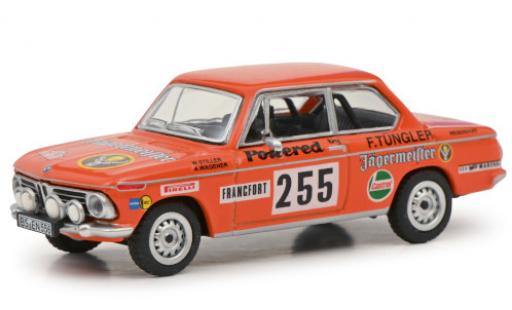 Coche miniatura Bmw 2002 1/64 Schuco No.255 Jägermeister Rallye Monte Carlo 1973 W.Stiller/A.Wagener Bmw 2002 1/64 Schuco No.255 Jägermeister Rallye Monte Carlo 1973 W.Stiller/A.Wagener coche miniatura