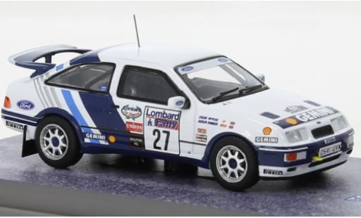 Ford Sierra 1/64 Tarmac Works RS Cosworth No.27 Rallye WM RAC Rallye 1989 coche miniatura