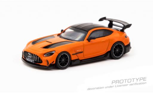 Coche miniatura Mercedes AMG GT 1/64 Tarmac Works Black Series naranja Mercedes AMG GT 1/64 Tarmac Works Black Series naranja coche miniatura