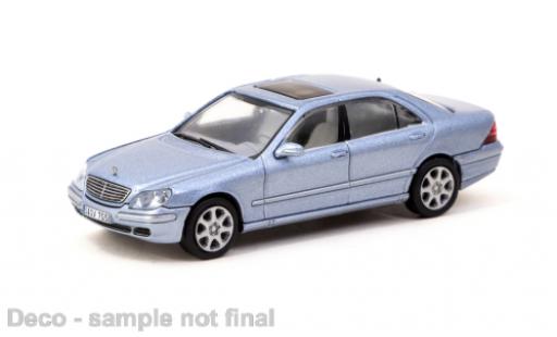 Mercedes CLA 1/64 Tarmac Works S-classe metallise azul clair coche miniatura
