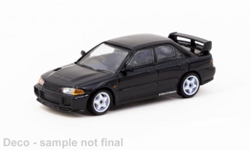 Coche miniatura Mitsubishi Lancer 1/64 Tarmac Works GSR évolution III negro Mitsubishi Lancer 1/64 Tarmac Works GSR évolution III negro coche miniatura