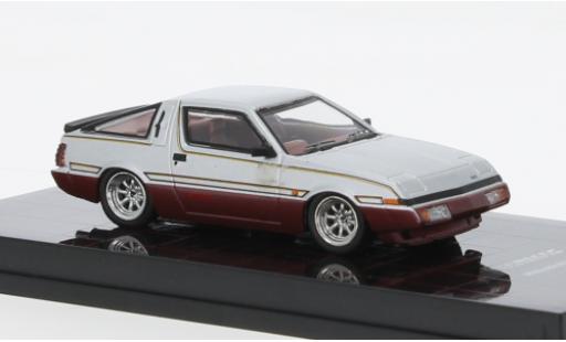 Mitsubishi Starion 1/64 Tarmac Works d/rouge foncé coche miniatura