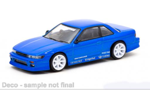 Coche miniatura Nissan Silvia 1/64 Tarmac Works (S13) Vertex metallise azul Nissan Silvia 1/64 Tarmac Works (S13) Vertex metallise azul coche miniatura