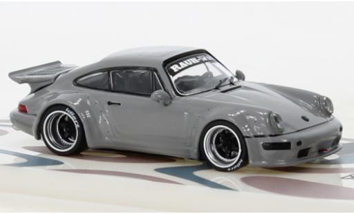 Coche miniatura Porsche 964 RWB 1/64 Tarmac Works 911  gris clair Porsche 964 RWB 1/64 Tarmac Works 911  gris clair coche miniatura