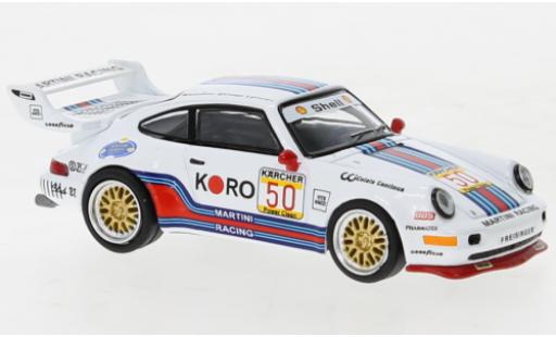 Coche miniatura Porsche 993 Turbo S 1/64 Tarmac Works 911  LM GT No.50 BRP GT Series 1995 Porsche 993 Turbo S 1/64 Tarmac Works 911  LM GT No.50 BRP GT Series 1995 coche miniatura