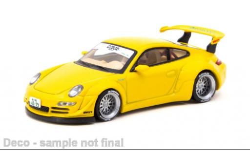 Porsche 997 RWB 1/64 Tarmac Works 911  amarillo Notting Hill coche miniatura