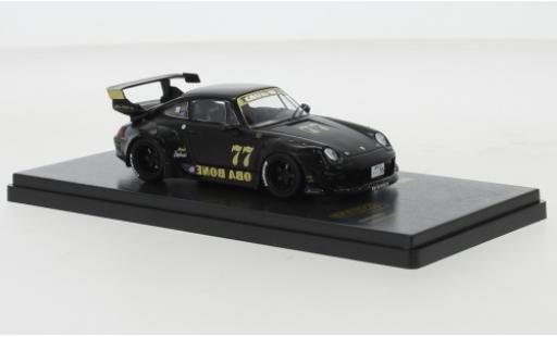 Coche miniatura Porsche 993 RWB 1/64 Tarmac Works matt-negro Oba Bone Porsche 993 RWB 1/64 Tarmac Works matt-negro Oba Bone coche miniatura