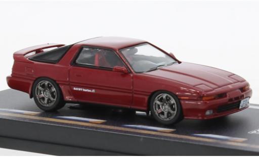 Toyota Supra 1/64 Tarmac Works rojo RHD coche miniatura