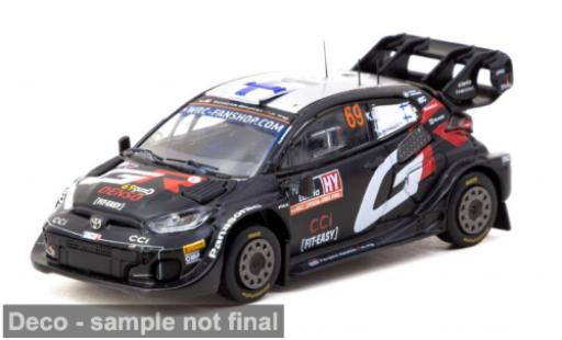 Toyota Yaris 1/64 Tarmac Works GR Rally1 Hybrid Rally Latvia 2024 Gazoo Racing WRT #69 1:64 coche miniatura