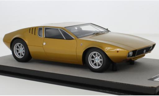 Coche miniatura De Tomaso Mangusta 1/18 Tecnomodel gold 1971 De Tomaso Mangusta 1/18 Tecnomodel gold 1971 coche miniatura