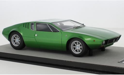 Coche miniatura De Tomaso Mangusta 1/18 Tecnomodel metalico verde 1971 De Tomaso Mangusta 1/18 Tecnomodel metalico verde 1971 coche miniatura
