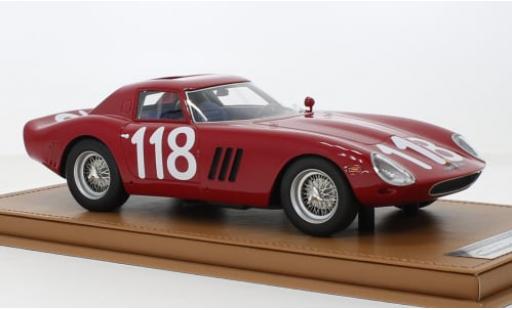 Coche miniatura Ferrari 250 1/18 Tecnomodel GTO No.118 Targa Florio 1965 1:18 Ferrari 250 1/18 Tecnomodel GTO No.118 Targa Florio 1965 1:18 coche miniatura