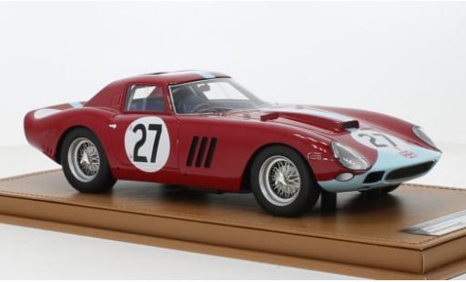Coche miniatura Ferrari 250 1/18 Tecnomodel GTO No.27 Tourist Trophy 1964 1:18 Ferrari 250 1/18 Tecnomodel GTO No.27 Tourist Trophy 1964 1:18 coche miniatura
