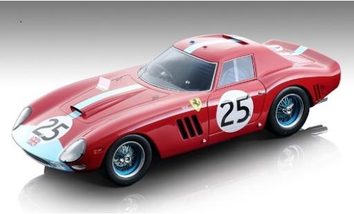 Coche miniatura Ferrari 250 1/18 Tecnomodel GTO RHD No.25 Maranello Concessionaires 24h Le Mans 1964 I.Ireland/T.Maggs/J.Stewart Ferrari 250 1/18 Tecnomodel GTO RHD No.25 Maranello Concessionaires 24h Le Mans 1964 I.Ireland/T.Maggs/J.Stewart coche miniatura
