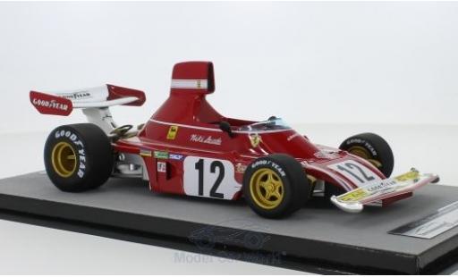 Coche miniatura Ferrari 312 1/18 Tecnomodel B3 No.12 Scuderia Formel 1 GP Spanien 1974 N.Lauda Ferrari 312 1/18 Tecnomodel B3 No.12 Scuderia Formel 1 GP Spanien 1974 N.Lauda coche miniatura