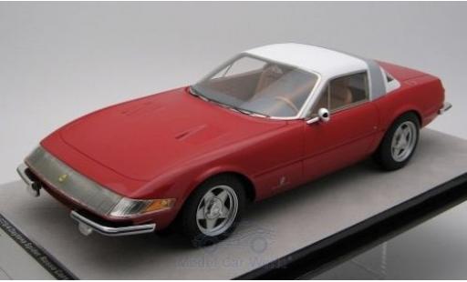 Ferrari 365 1/18 Tecnomodel GTB/4 Daytona Coupe Speciale rojo/blanco 1969 coche miniatura
