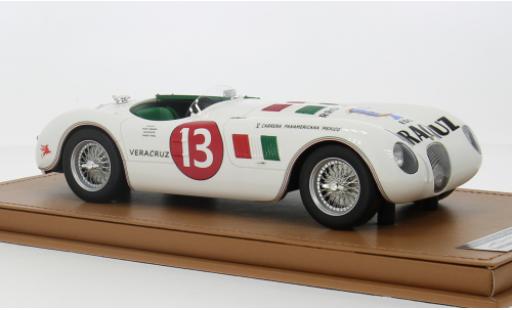 Jaguar C-Type 1/18 Tecnomodel RHD No.13 Carrera Panamericana 1953 1:18 coche miniatura