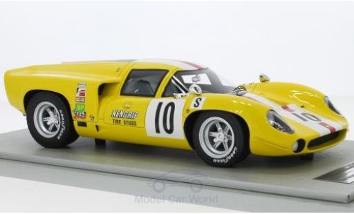 Lola T70 1968 1/18 Tecnomodel MK3 RHD No.10 12h Sebring 1968 A.Axelsson/J.Bonnier coche miniatura