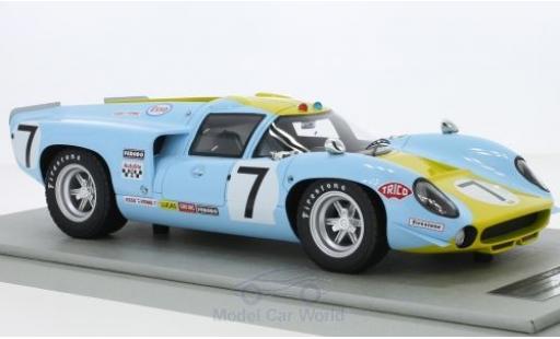 Lola T70 1968 1/18 Tecnomodel MK3 RHD No.7 24h Le Mans 1968 S.Axelsson/U.Norinder coche miniatura