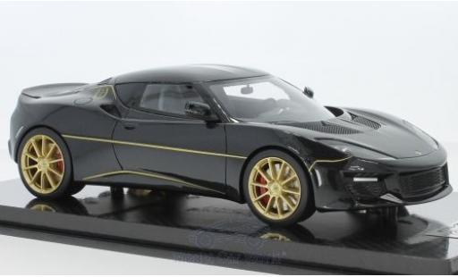Lotus Evora S 1/18 Tecnomodel 410 metalico negro 2017 World Champions 13 Titles Edition coche miniatura