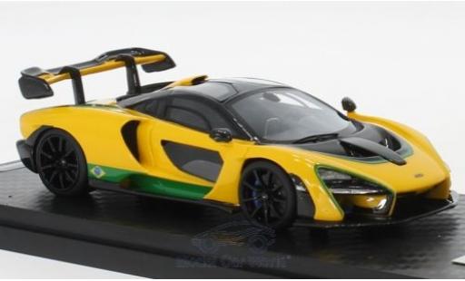 Coche miniatura McLaren Senna 1/43 Tecnomodel 2018 Brazil Colour Version McLaren Senna 1/43 Tecnomodel 2018 Brazil Colour Version coche miniatura