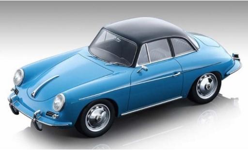 Coche miniatura Porsche 356 1/18 Tecnomodel Karmann Hardtop azul/negro 1961 Porsche 356 1/18 Tecnomodel Karmann Hardtop azul/negro 1961 coche miniatura