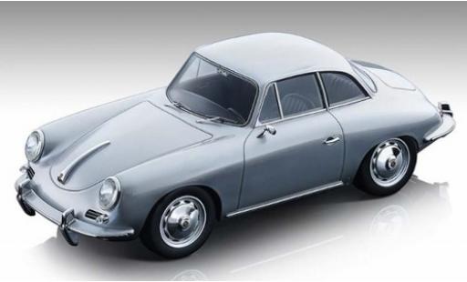 Porsche 356 1/18 Tecnomodel Karmann Hardtop gris 1961 coche miniatura