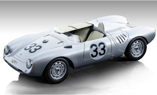 Porsche 550 1/18 Tecnomodel A RS No.33 KG 24h Le Mans 1957 H.Herrmann/R.von Frankenberg coche miniatura