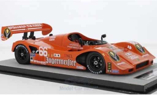 Porsche 966 1/18 Tecnomodel No.66 Jägermeister IMSA GP Miami 1991 J.Paul Jr/V.Gonzales coche miniatura
