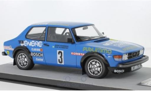 Coche miniatura Saab 99 1/18 Tecnomodel Turbo No.3 Rallye WM Rallye Schweden 1981 S.Blomqvist/B.Cederberg Saab 99 1/18 Tecnomodel Turbo No.3 Rallye WM Rallye Schweden 1981 S.Blomqvist/B.Cederberg coche miniatura