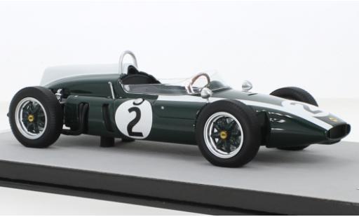 Coche miniatura Cooper T53 1/18 Tecnomodel Climax No.2 Formel 1 GP Großbritannien 1960 Cooper T53 1/18 Tecnomodel Climax No.2 Formel 1 GP Großbritannien 1960 coche miniatura