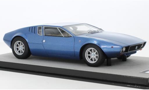 Coche miniatura De Tomaso Mangusta 1/18 Tecnomodel metallise azul 1971 De Tomaso Mangusta 1/18 Tecnomodel metallise azul 1971 coche miniatura