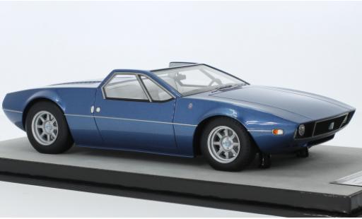 Coche miniatura De Tomaso Mangusta 1/18 Tecnomodel Spyder metallise azul 1966 De Tomaso Mangusta 1/18 Tecnomodel Spyder metallise azul 1966 coche miniatura