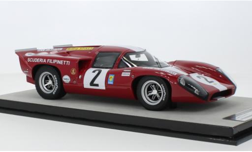 Lola T70 1/18 Tecnomodel Mk3B GT RHD No.2 Scuderia Filipinetti 24h Le Mans 1969 coche miniatura