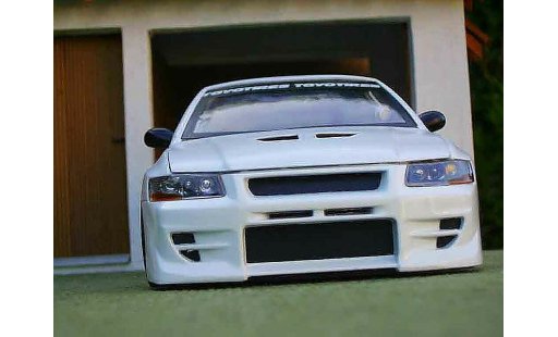 Mitsubishi Lancer Evolution VII 1/18 Ertl tuning coche miniatura