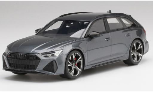 Coche miniatura Audi RS6 1/18 Top Speed Avant Carbon Black Edition gris/negro Audi RS6 1/18 Top Speed Avant Carbon Black Edition gris/negro coche miniatura