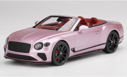 Coche miniatura Bentley Continental 1/18 Top Speed GT Convertible metalico rosa 2019 Bentley Continental 1/18 Top Speed GT Convertible metalico rosa 2019 coche miniatura