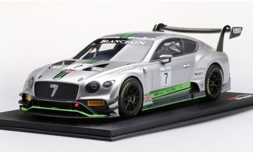 Bentley Continental 1/18 Top Speed GT3 RHD No.7 Team M-Sport Blancpain GT Series Monza 2018 G.Smith/S.Kane/J.Gounon coche miniatura