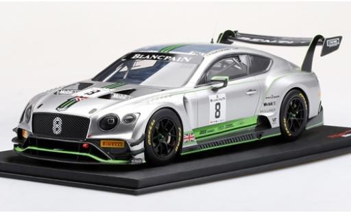Bentley Continental 1/18 Top Speed GT3 RHD No.8 Team M-Sport Blancpain GT Series Monza 2018 V.Abril/M.Soulet/A.Soucek coche miniatura