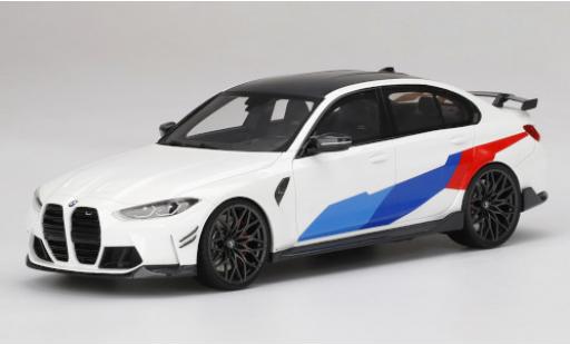 Coche miniatura Bmw M3 1/18 Top Speed M-Performance (G80) blanco/Dekor 2021 Bmw M3 1/18 Top Speed M-Performance (G80) blanco/Dekor 2021 coche miniatura