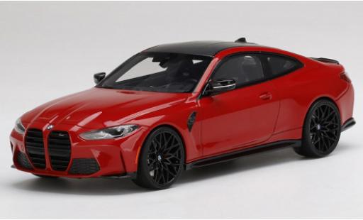 Bmw M4 1/18 Top Speed Competition (G82) rojo 2021 coche miniatura