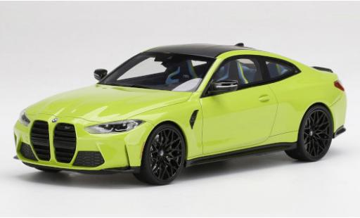 Bmw M4 1/18 Top Speed Competition (G82) amarillo 2021 coche miniatura
