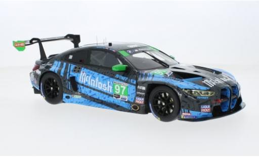 Bmw M4 1/18 Top Speed GT3 No.97 Turner Motorsports IMSA Laguna Seca 2023 1:18 coche miniatura