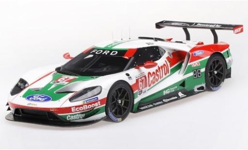 Ford GT 1/18 Top Speed No.67 Chip Ganassi Team USA Castrol 24h Daytona 2019 R.Briscoe/S.Dixon/R.Westbrook coche miniatura