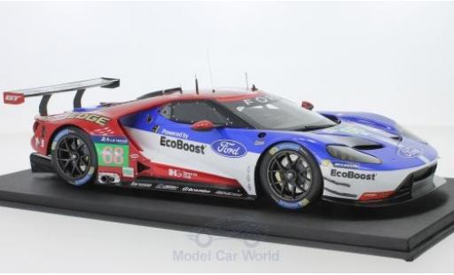 Coche miniatura Ford GT 1/18 Top Speed No.68 Chip Ganassi Team USA LME Pro 24h Le Mans J.Hand/D.Müller/S.Bourdais Ford GT 1/18 Top Speed No.68 Chip Ganassi Team USA LME Pro 24h Le Mans J.Hand/D.Müller/S.Bourdais coche miniatura